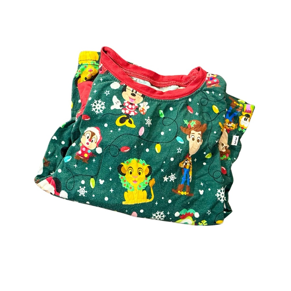 🎄 Little Sleepies “Disney Christmas Parade” Long Sleeve Pajama Set (4T)